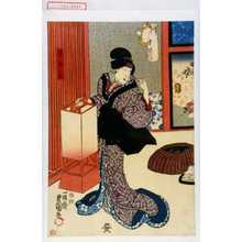 Utagawa Toyokuni III, 歌川豊国〈3〉 (豊国〈3〉)创作的日本版画《「月小夜」》