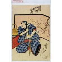 Utagawa Kunisada, 歌川国貞 (国貞〈1〉)创作的日本版画《「黒船町の忠右衛門 中村歌右衛門」》