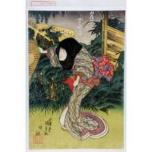 Estampe japonaise "「岩井半四郎」" par Utagawa Kunisada, 歌川国貞 (国貞〈1〉)