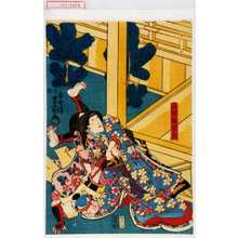 Japanischer Druck "「石田娘早瀬」" von Utagawa Toyokuni III, 歌川豊国〈3〉 (豊国〈3〉)