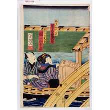 Ochiai Yoshiiku: 「☆ものおさき 尾上菊次郎」「梵字の真吾 関三十郎」 - Waseda University Theatre Museum