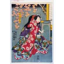 Utagawa Kunisada: 「万長娘お駒」 - Waseda University Theatre Museum