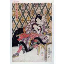 Utagawa Toyokuni I: 「放駒の長吉 岩井半四郎」 - Waseda University Theatre Museum