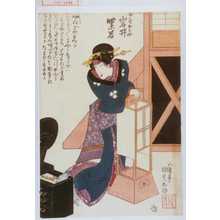 Utagawa Kunisada, 歌川国貞 (国貞〈1〉)による浮世絵「「女房おはや 岩井紫若」」