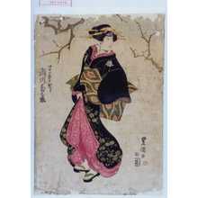 Japanischer Druck "「仲町の芸子おてる 瀬川菊之丞」" von Utagawa Toyokuni I, 歌川豊国 (豊国〈1〉)