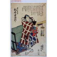 Utagawa Kunisada, 歌川国貞 (国貞〈1〉)による浮世絵「「幡ずい長兵衛 松本幸四郎」」