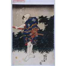 Utagawa Kunisada: 「やりの権三 市川団十郎」 - Waseda University Theatre Museum
