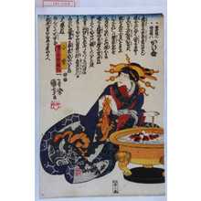 Utagawa Kuniyoshi: 「笹野権三 白井権八 かけ合」 - Waseda University Theatre Museum