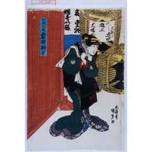 Utagawa Kunisada: 「女房お時 岩井杜若」 - Waseda University Theatre Museum