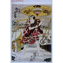 Japanischer Druck "「ばんすゐ長兵へ 松本幸四郎」" von Utagawa Kunisada, 歌川国貞 (国貞〈1〉)