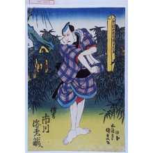 Utagawa Kunisada: 「伝吉 市川海老蔵」 - Waseda University Theatre Museum