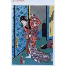 Utagawa Kunisada: 「大経師女房おさん」 - Waseda University Theatre Museum