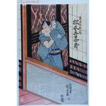 Utagawa Kunisada: 「香具屋弥兵衛 松本幸四郎」 - Waseda University Theatre Museum