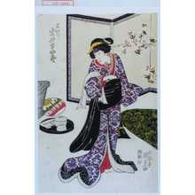 Utagawa Kunisada, 歌川国貞 (国貞〈1〉)による浮世絵「「三かつ 岩井半四郎」」