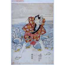 Utagawa Kunisada, 歌川国貞 (国貞〈1〉)による浮世絵「「金門や金五郎 坂東蓑助」」