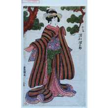 Utagawa Toyokuni I: 「おこま 沢村田之助」 - Waseda University Theatre Museum