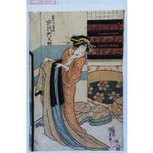 Utagawa Kunisada, 歌川国貞 (国貞〈1〉)による浮世絵「「芸子雪の 市川門之助」」