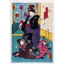Utagawa Kunisada: 「芸者おしゆん」「おわさ娘小ぬひ」 - Waseda University Theatre Museum