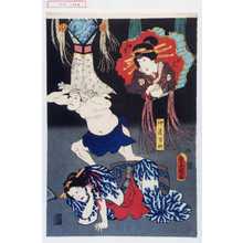 Utagawa Kunisada: 「仲居万の」「油屋おこん」 - Waseda University Theatre Museum