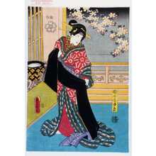 Japanischer Druck "「橋本屋白糸」" von Utagawa Toyokuni III, 歌川豊国〈3〉 (豊国〈3〉)