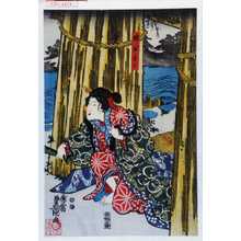 Japanese Print "「娘おもと」" by Utagawa Toyokuni III, 歌川豊国〈3〉 (豊国〈3〉)