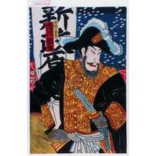 Toyohara Chikanobu: 「西條隆盛 市川団十郎」 - Waseda University Theatre Museum