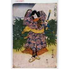 Japanischer Druck "「[]川鰕十郎」" von Utagawa Toyokuni I, 歌川豊国 (豊国〈1〉)