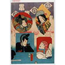 Japanischer Druck "−" von Utagawa Toyokuni III, 歌川豊国〈3〉 (豊国〈3〉)