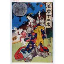 Utagawa Kuniyoshi: 「美盾十二史」「卯」「足柄山の姥」 - Waseda University Theatre Museum