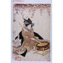 Utagawa Kunisada: 「たそがれ 坂東玉三郎」 - Waseda University Theatre Museum