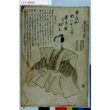 Utagawa Toyokuni I: 「文化九年十二月八日 善学院達誉了玄居士 訥子墓所浅草誓願寺 行年廾九歳」 - Waseda University Theatre Museum
