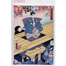 Utagawa Kunisada II: 「楽屋十二支之内」「子 仁木弾正」 - Waseda University Theatre Museum