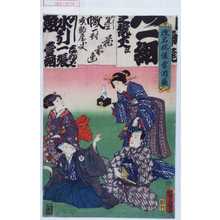 Utagawa Kunisada: 「改名祝儀当酒盛」 - Waseda University Theatre Museum