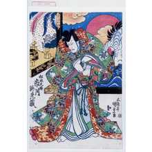 Utagawa Kunisada: 「松永大膳 市川海老蔵」 - Waseda University Theatre Museum