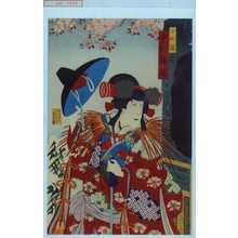 Utagawa Kunisada III: 「小町姫 中村福助」 - Waseda University Theatre Museum