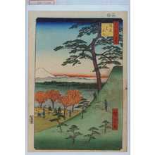 Utagawa Hiroshige: 「名所江戸百景」「目黒之不二」 - Waseda University Theatre Museum