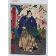 Utagawa Yoshitaki: 「姫競双葉絵草紙」「小栗判官 実川延三郎」 - Waseda University Theatre Museum