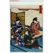 Utagawa Kunisada: 「亀戸天満宮奉納田舎源氏額面写」 - Waseda University Theatre Museum