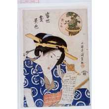 Utagawa Kunisada: 「当世夏景色」「朝かほ」 - Waseda University Theatre Museum