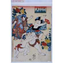 Utagawa Kuniyoshi, 歌川国芳 (国芳)创作的日本版画《「稚遊五節句之内 菊月」》