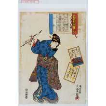 Utagawa Kunisada: 「百人一首絵抄 壱」 - Waseda University Theatre Museum