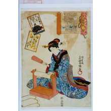 Utagawa Kunisada: 「百人一首絵抄 九十二」 - Waseda University Theatre Museum