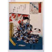 Utagawa Kuniyoshi: 「わ 輪 譬論草をしへ早引」 - Waseda University Theatre Museum