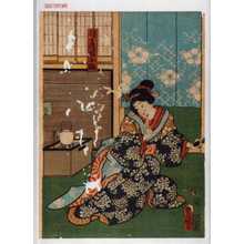 Utagawa Toyokuni III, 歌川豊国〈3〉 (豊国〈3〉)による浮世絵「「清兵衛女房お梅」」