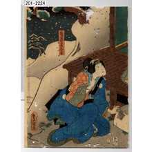 Japanischer Druck "「亀王女房お安」" von Utagawa Toyokuni III, 歌川豊国〈3〉 (豊国〈3〉)