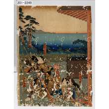 Utagawa Toyokuni III, 歌川豊国〈3〉 (豊国〈3〉)による浮世絵「「新造花橘」「犬田小文吾」」