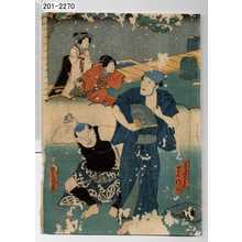 Utagawa Kunisada: 「一文字屋才兵衛」「ぜげん門八」 - Waseda University Theatre Museum