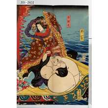 Utagawa Kunisada: 「布袋」「弁天」 - Waseda University Theatre Museum