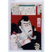 Tsukioka Yoshitoshi: 「近世人物誌」「やまと新聞附録 第九」 - Waseda University Theatre Museum
