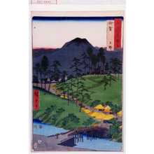 Utagawa Hiroshige: 「六十余州名所図会」「伊賀 上野」 - Waseda University Theatre Museum